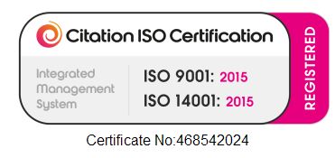 We have recently achieved accreditation to ISO9001, ISO14001.